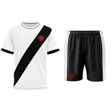 Imagem de Braziline Kit Mini Craque Vasco, Preto/Branco, P