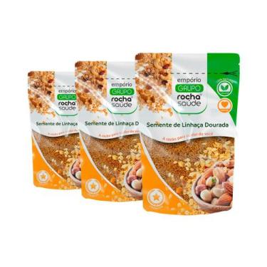 Imagem de Semente de Linhaça Dourada Premium Alta Qualidade Kit 3 100g - Grupo R