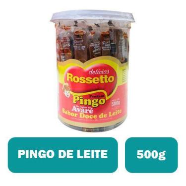 Imagem de Pote Pingo De Leite Rosseto 500g C/ 50 Unidades - Rossetto