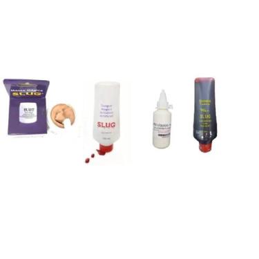 Imagem de  Kit completo de maquiagem artística de terror slug - Lynx Produções a
