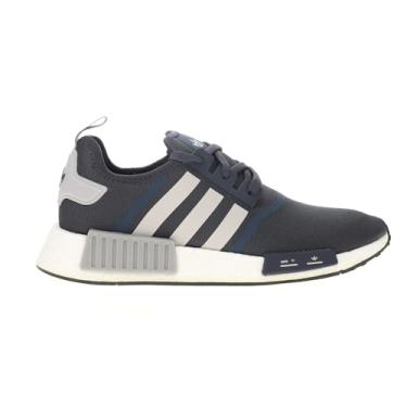 Imagem de adidas NMD_r1 Primeknit Tênis de corrida masculino, Azul marinho/cinza/preto, 36
