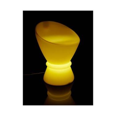 Imagem de Banco Decorativo Iluminado Plástico Tibum Amarelo Bebê Freso