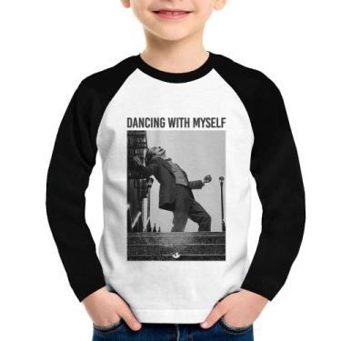 Imagem de Camiseta Raglan Infantil Dancing with myself Manga Longa - Foca na Mod