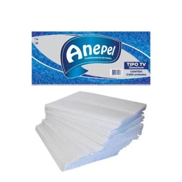 Imagem de 2 pct C/ 2000un Guardanapo Para Balcão Mesa Tv 13x14cm Bar - Anepel