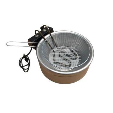 Imagem de Tacho Elétrico alumínio 3,5 litros Profissional - Magfryer Inox , 220V