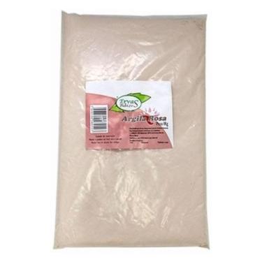 Imagem de Argila Rosa 1kg 100% Pura Ervas E Raízes - ervas e raizes