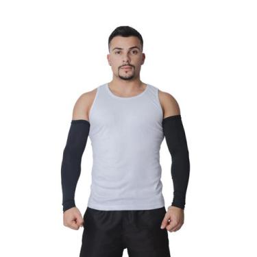 Imagem de Manguitos Mangas Mangotes Proteção Solar Uva Uvb Motoqueiro Ciclismo -