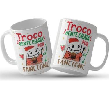 Imagem de Caneca flork natal troco gente chata por panetone - ST CANECARIA DIVER