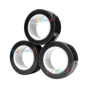 Imagem de Conjunto de 3 Giradores Magnéticos Coloridos - Brinquedo Antiestresse 