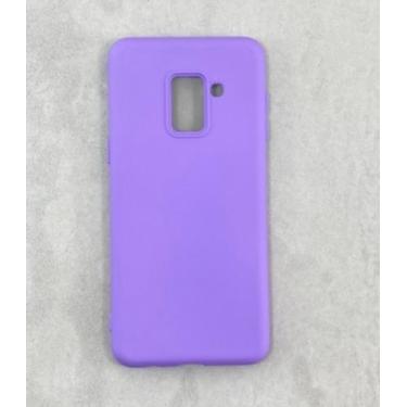 Imagem de Capa Capinha Case Samsung Galaxy A8+ Plus (2018) Silicone Aveludado Pr