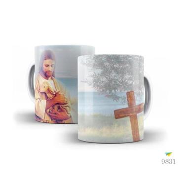 Imagem de Caneca Católica, Jesus o Bom Pastor - Live