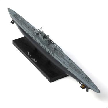Imagem de NUOTIE 1/350 U-181-1942 WWII German Kriegsmarine Submarine Battleship Model Type IXD2 U-Boat Miniatura Warld War II Alloy Metal Diecast Modelo Militar com Suporte de Exibição Presente para Adultos