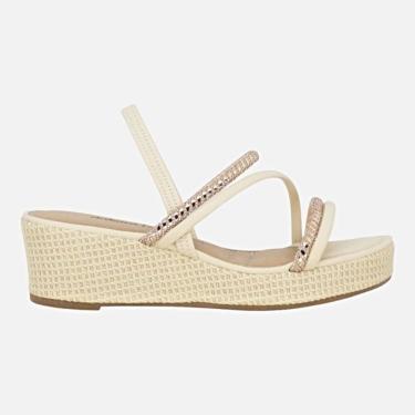 Imagem de Sandália Feminina Dakota Anabela Tiras Trançadas