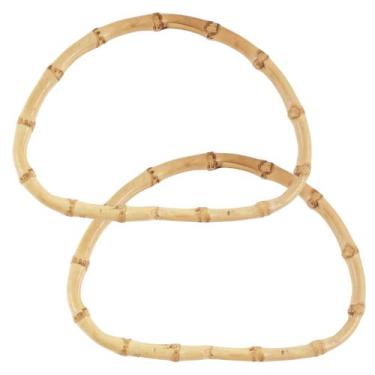 Imagem de Alça Bambu trapézio - 11cm - jescastore, Bege