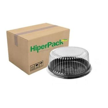Imagem de H-56 Media Embalagem/bandeja Bolo/torta Redonda - Hiperpack c/50 unida