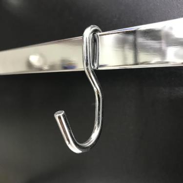 Imagem de Kit 5 Ganchos Para Utensílios De Cozinha Modelo S - MetalCromo