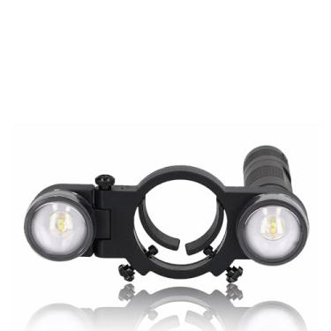 Imagem de FLEXMAN Pistola de pulverização de tinta, luz LED universal para pistola de pintura automotiva, luz branca/quente, 2 modos, recarregável, 3 níveis de brilho, ajustável, luz de preenchimento de pistola