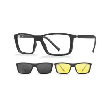 Imagem de Armação De Óculos Hb Switch 2 0379 10103790243073 Preto Fosco-Masculino