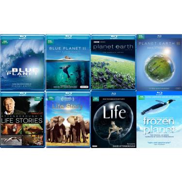 Imagem de GOGO2 Coleção De Blu-Rays Da Bbc Earth 8 Volumes David Attenborough: Planeta Azul / Histórias Vida Ii - Frozen