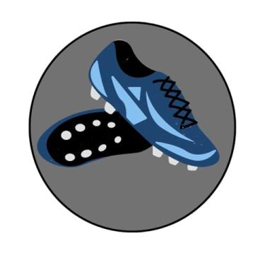 Imagem de Adesivo Decorativo Infantil, Tema Futebol, Redondo, 50mm, Vários Modelos (FUT227, BOPP, 50 MM)