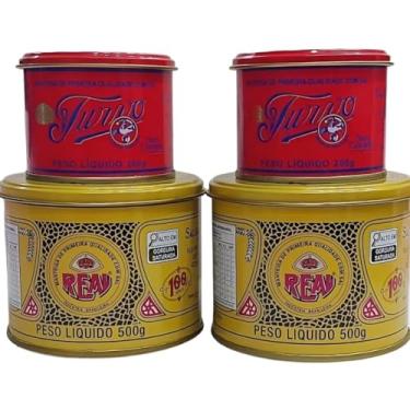 Imagem de Kit Manteiga Mineira, 2 Latas Real 500g, 2 Latas Turvo 200g