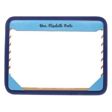 Imagem de Risque Rabisque Personalizado em Couro Artlux RR014, AZUL