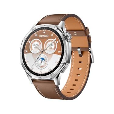 Imagem de SmartWatch, HUAWEI WATCH GT 5 46mm, Nova Experiência de Corrida e Ciclismo, Sharp-Edged Design, Até 2 Semanas de Bateria, Compatível com iOS e Android, Sistema GPS integrado, Marrom