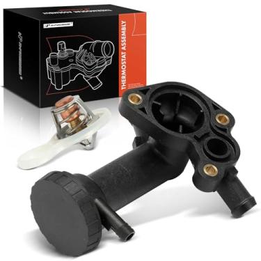 Imagem de A-Premium Conjunto De Alojamento Do Termostato Líquido Arrefecimento Motor Compatível Com Mini Cooper 2002-2008 1.6L, Sohc, Substitui O Nº 11537829960