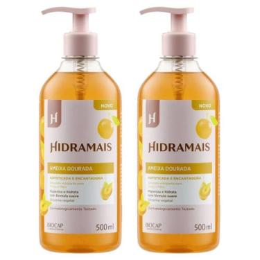 Imagem de Kit 2 Sabonete Gel Ameixa Dourada Sofisticada e Encantadora 500ml Hidr