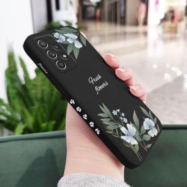 Imagem de Capa Leafy para Samsung A54 A34 A14 A24 A53 A33 A16 A03 A13 A52 A52S A72 A32 A31 A22 A15 A25 A35 A55 A04 A04S 4G 5G, Preta 2, para A14 4G