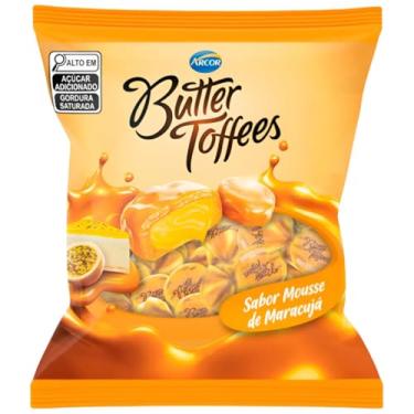 Imagem de Bala Butter Toffees Mousse De Maracujá Arcor 400g