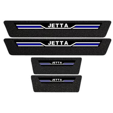 Imagem de Soleira Protetora Porta Sport Azul Jetta 21 22 23 2024 2025 - Jhow Ade