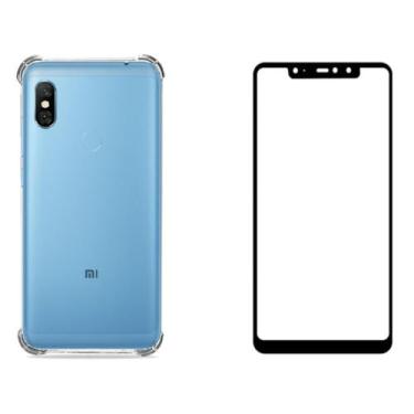 Imagem de Capa Capinha Anti Impacto Para Redmi Note 6 Pro+ Pelicula 3d - Mustang