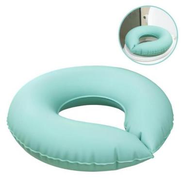 Imagem de Almofada para Cadeira de Banho Ortopédica p/ Assento Sanitário Higiêni