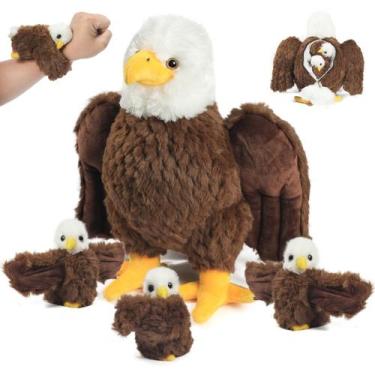 Imagem de Conjunto de pelúcia para animais de pelúcia Youthfuljive Bald Eagle co