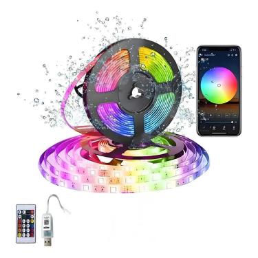 Imagem de 2X Fita Led 5050 Rgb 16 Cores Bluetooth Controlador 30D/M Co