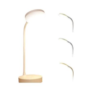 Imagem de Luminária De Mesa LED USB Regulável Portátil Com Toque, Proteção Ocula