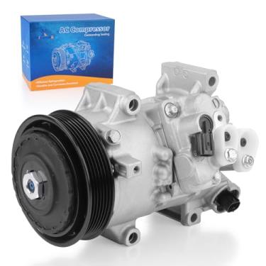 Imagem de Vinomkii Compressor de ar condicionado AC com embreagem para Toyota Corolla 2011-2013 1,8L/2,4L, Matrix 2013 1.8L Substituição 8831002710, 178322