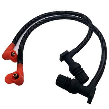 Imagem de Conjunto de cabos de vela de ignição Allmost com 2 peças compatível com Polaris Ranger 800 2011-2014 fios de vela de ignição 4012888 4012889