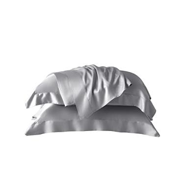 Imagem de Jogo de Cama Kacyumara Bali 400 Fios - 100% Bambu Prata King