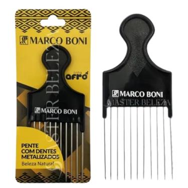 Imagem de PENTE GARFO DE METAL REF:1219 PARA VOLUMAR CABELO CACHEADO CRESPO FINALIZAÇÃO E VOLUME