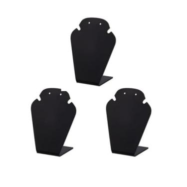 Imagem de 3 peças de acrílico para joias, colar, brincos, suporte de exibição