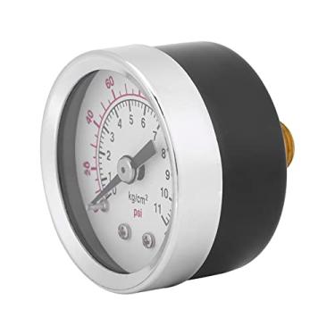 Imagem de Manômetro Hidráulico, Medidor de Pressão, Caixa de Metal Com Escala Dupla, 0-160psi, Conveniente para Transporte, Medidor de Pressão 1/8npt