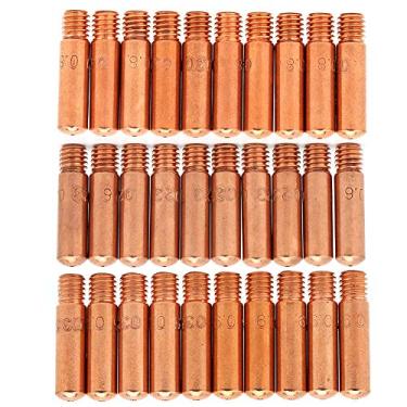 Imagem de 30pcs 11-23 11-30 11-35 Dicas de Contato para Pistola de Soldagem TWECO Mini 100L MIG, Dicas de Cobre à Prova de Calor, Substituição Ideal para Peças Antigas, Melhorar a