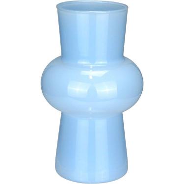 Imagem de Vaso Decorativo Enfeite Casa Eclipse Home&co Leitoso Vidro 20x12x12cm Branco