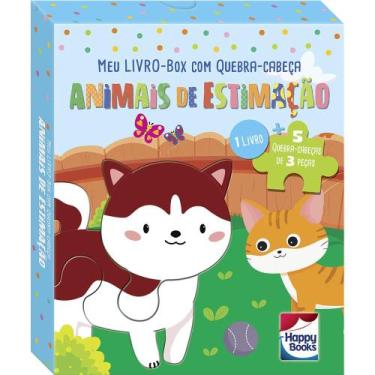 Imagem de Livro - Meu LIVRO-Box com Quebra-cabeça: Animais de Estimação