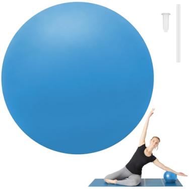 Imagem de Bola de Pilates, Bola de Exercício Pequena de 22 cm, Bola de Yoga Pequena para Física, Pilates, Yoga, Core, Equilíbrio, Estabilidade (Azul)