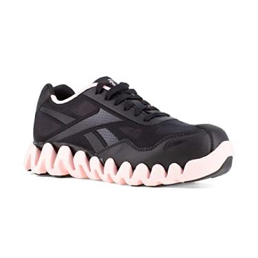 Imagem de Reebok Work Zig Pulse Work EH Comp Toe, Preto/rosa, 6 Wide