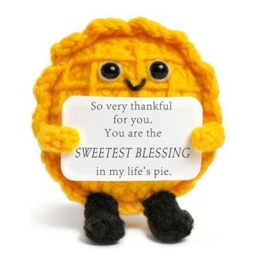 Imagem de Christian Thanksgiving Gifts Crochet Apple Pie Sentimental Hostess Mom Grandma Thank You Gift Home Cute Religious Fall Christmas Decor
