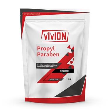 Imagem de Vivion Propilparabeno em pó – 1 kg (2,2 lb) – Estipiente conservante tópico grau USP para cremes, loções, xampus e fórmulas de cuidados pessoais